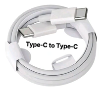 C to C Cable - White