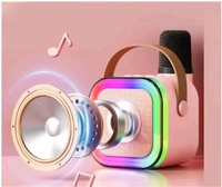 K12 RGB Bluetooth Speaker With Karaoke 🎤 Mic - Mercury