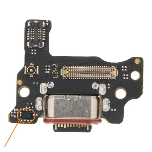 Charging Connector Flex / PO Board Port For Moto Edge 50 Neo 5G