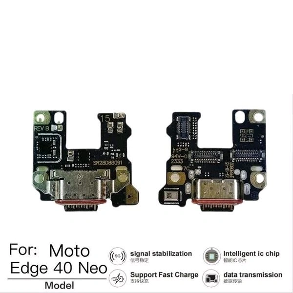 Moto Edge 40 NEO USB Charging Jack Mic Flex Sub Board