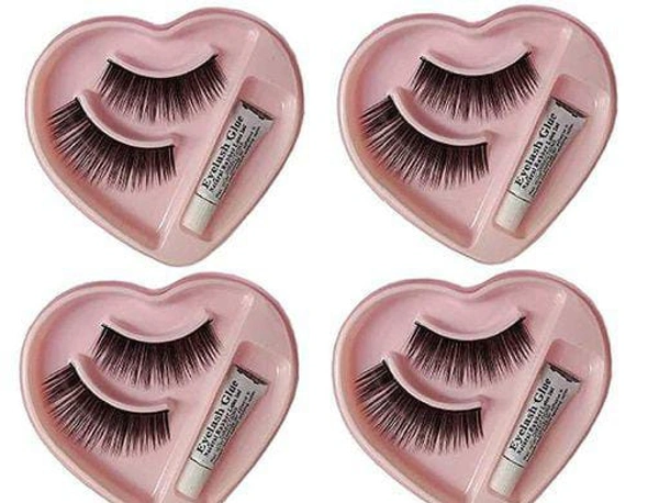 False eyelashes pack of 4Product 