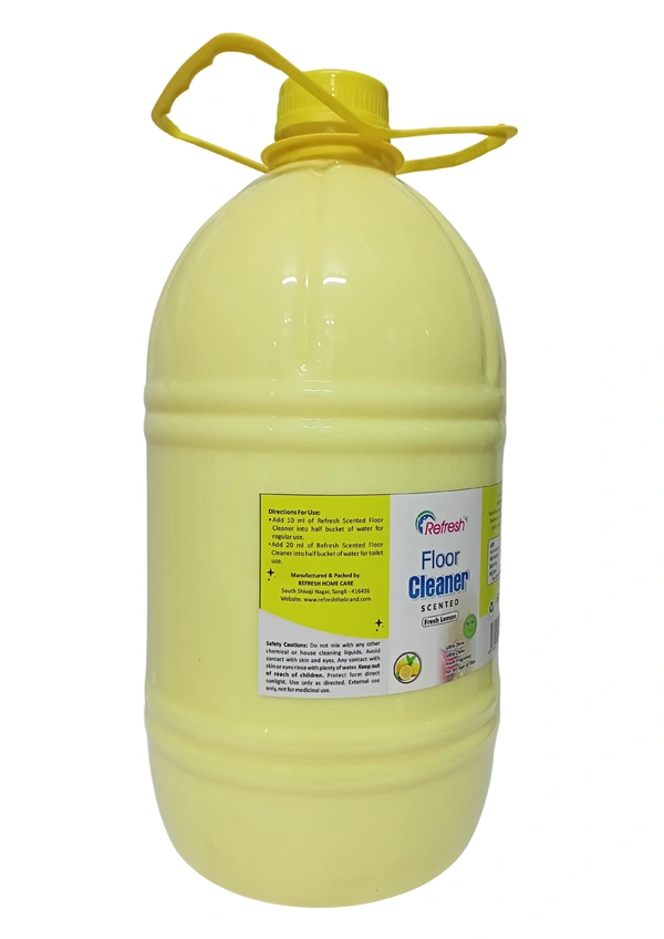 Refresh Scented Floor Cleaner - Lemon 5L - Pale Canary