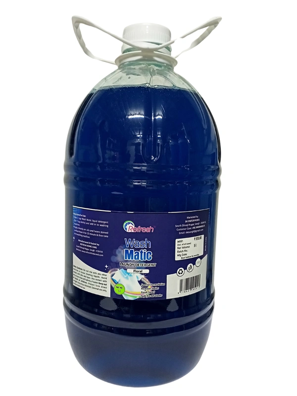 Refresh Wash Matic Liquid Detergent 5L - Navy Blue