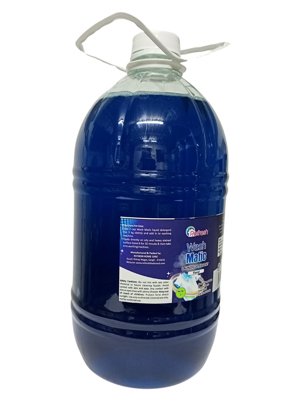 Refresh Wash Matic Liquid Detergent 5L - Navy Blue