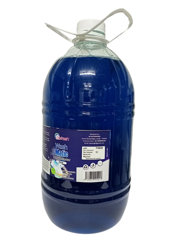 Refresh Wash Matic Liquid Detergent 5L - Navy Blue