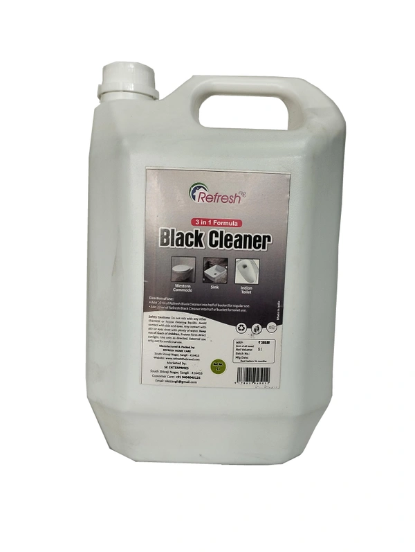 Refresh Premium Black Cleaner (Hospital Grade) 5L - Black