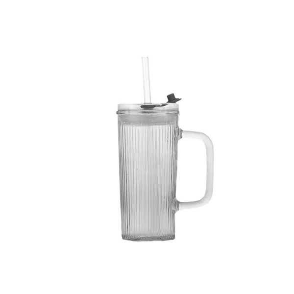 Glass Tumbler with Handle