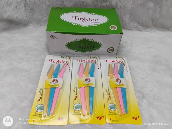 Eyebrow Painless Facial Hair Remover Razor for Face, Women and Men (3 Pack)