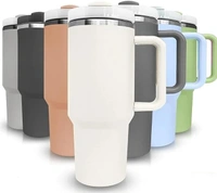 1ST QUALITY 1200ml Insulated Stainless Steel Tumbler With Handle & Straw - Capacity: 1200 Milliliter (Ml)