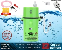 Instant Electric Water Geyser, Portable Mini Geyser, ABS Body- Shock Proof, Electric Saving, Replacement Warranty - 24PC CRTN