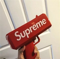 Supreme Gun - Make It Rain Cash Cannon Money Gun for Wedding and Parties with Fake Money (Red)