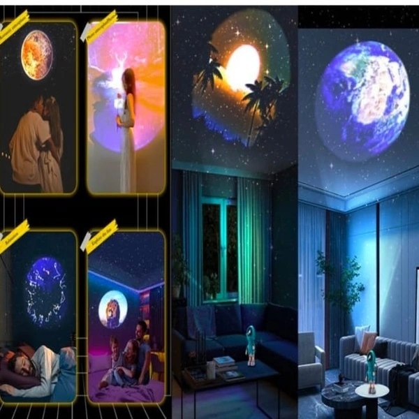 16-in-1 Astranaut Robot Projector, Planets and Galaxy Projection