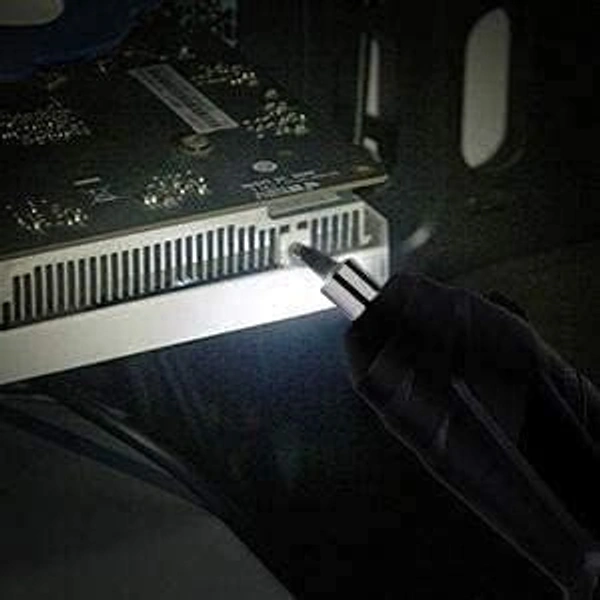 Metal Electric Screwdriver with 47 pcs Screwdriver Bit Set, Front LED Light, Flexible Shaft, Carrying Case, for Household - [Black-Pack of 1]