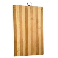 Bamboo Cutting Board, Chopping Board Knife Friendly with Hanging Ring - M-22cmX32cm