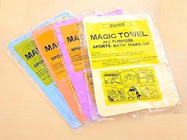 Magic Towel Smartbuy 1 Pcs Magic Towel Reusable Absorbent Kitchen Bath Sports Make-Up and Car Cleaning