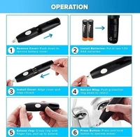 Electric Eraser, Automatic Portable Rubber Pencil Electric Eraser with 17 Eraser Refills,Battery Operated Eraser for Artist Drawing, Painting, Sketching, Drafting Etc