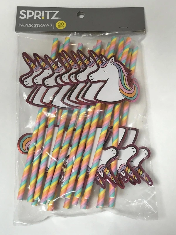 Birthday Party Fancy Straw 20PC