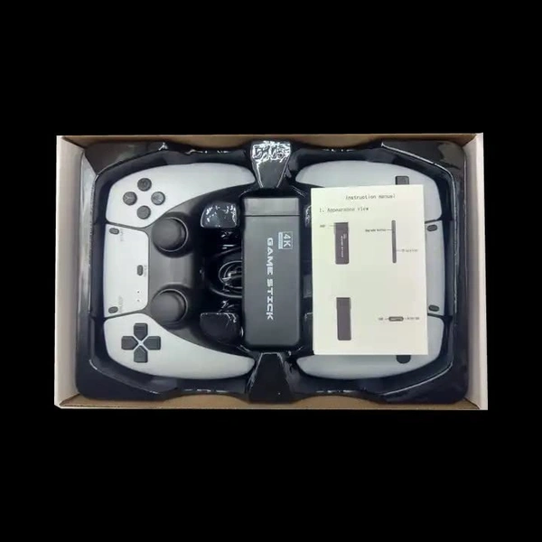 Wireless Retro Game Console, 20000+ games Retro Gaming Console, Retro Game Stick, Plug & Play Video TV Retro Game Stick, Built-in 64G, 9 Emulators, Premium Gaming Dual Controllers (M15-64G)