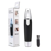 3 in 1 Electric Nose & Ear Hair Trimmer for Men & Women | Dual-edge Blades |Painless Nose and Ear Hair Remover Trimmer Eyebrow Flawless Electronic (Black)