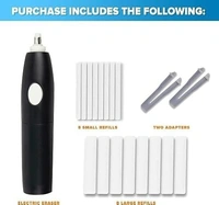 Electric Eraser, Automatic Portable Rubber Pencil Electric Eraser with 17 Eraser Refills,Battery Operated Eraser for Artist Drawing, Painting, Sketching, Drafting Etc
