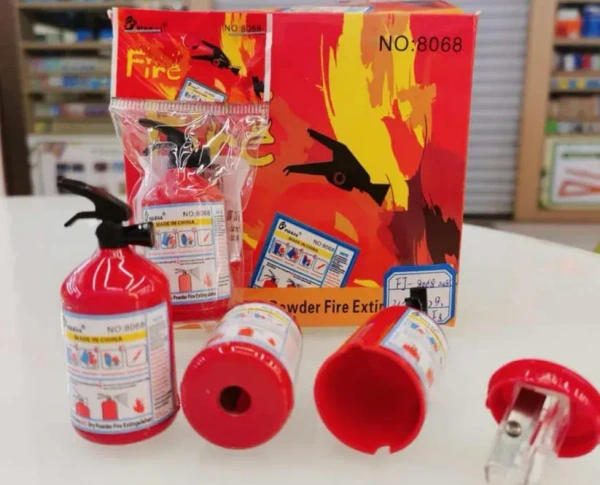 Sharpener Fire Extinguisher Shape Creative Pencil Sharpener Student Stationery for Children Gifts Office School Supply Red Color