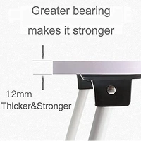 Multi-Purpose Print Laptop Table with Dock Stand, Study Table, Bed Table, Foldable and Portable Table