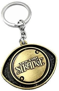 Marvel Avengers Doctor Strange Eye of Agamotto Keychain and Keyring Rotating Shield Eye of Agamotto