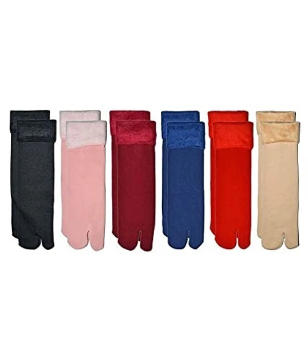 Winter Snow Socks Thermal Toe Dark Colour Wool Heavy Duty Warm Ankle Length Anklet Socks Women/Girls Winter Socks (