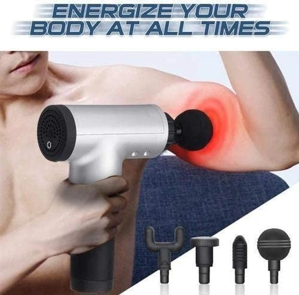Deep Tissue Muscle Massager Gun, 6 Variable Frequencies, Body Relaxation, Leg Pain Relief, Facial & Neck Massage