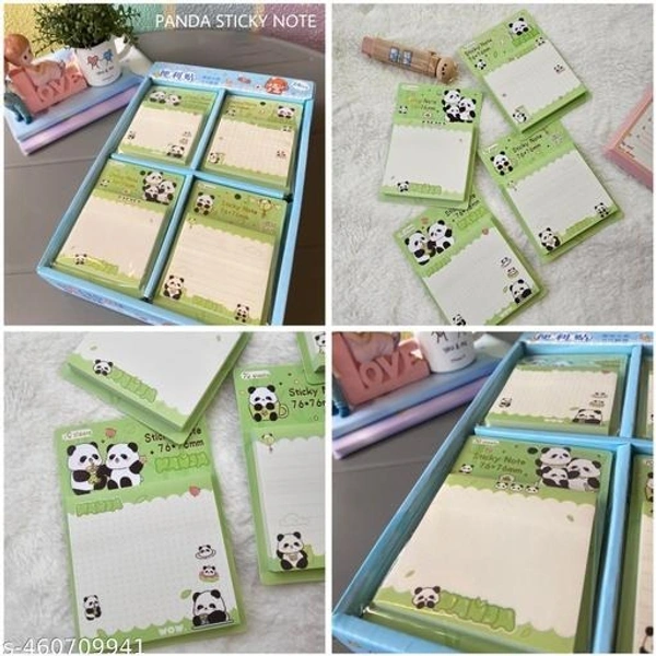 Cute Panda Sticky Note Pad