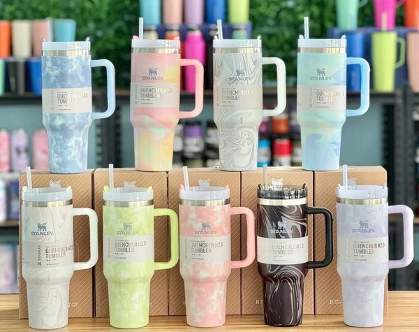 Imported stanley Printed tumblers 1200 ml in solid colours