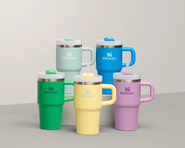 Stanley Quencher H2.0 Tumbler with Handle and Straw 14 oz | Flowstate 3-Position Lid | Cup Holder Compatible for Travel | Insulated Stainless Steel Cup | BPA-Free | 