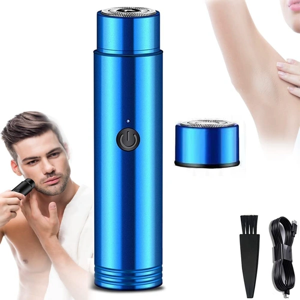 JILILAI Mini Men's Electric Shaver Rechargeable Rotary Automatic Razor Face Trimmer