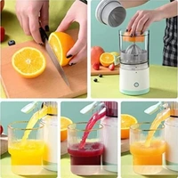 Automatic Citrus Fruit Juicer Electrical Orange Juicer Squeezer Electric Lemon Juicer Rechargeable and Portable for Kitchen Juicer With USB Best Juicer