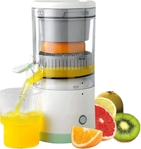 Automatic Citrus Fruit Juicer Electrical Orange Juicer Squeezer Electric Lemon Juicer Rechargeable and Portable for Kitchen Juicer With USB Best Juicer
