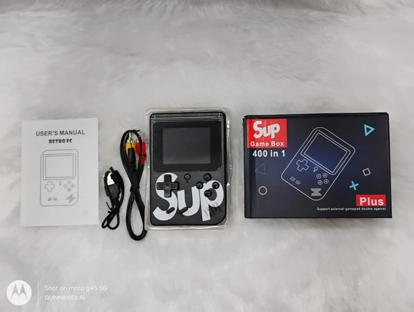 Video Game with Mario, Super Mario Contra, Other 400 Games with Battery