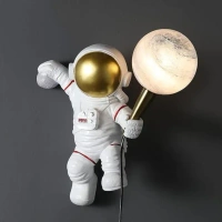 Astronaut Wall Sconce, Night Light, Mood Lamp, Plug-in, 3 Colour - 5W