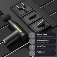 Portable Massage Gun for Pain Relief, Unisex Deep Tissue Massage Gun, Muscle Relaxing Body Massage Machine for Home, Handheld 6 Speed with 4 Heads (BLACK) - BIG BOX