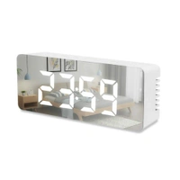 Digital Led Mirror Office Clock 