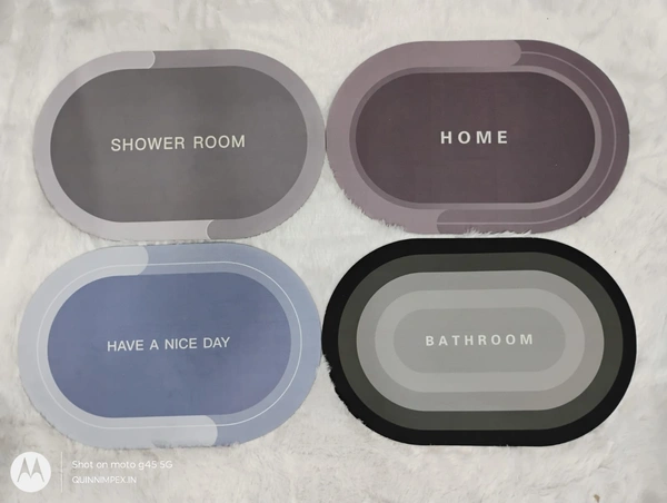 Bathroom Floor Mat ROUND PLAIN