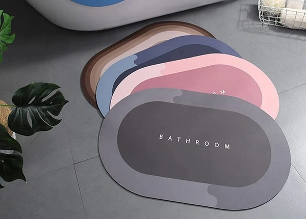 Bathroom Floor Mat ROUND PLAIN