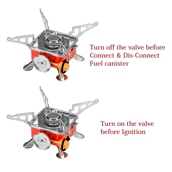 Portable mini gas stove for camping, travelling, Small Travel Camping Gas Stove Foldable, Outdoor Tracking, picnic Gas Burner Stove