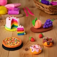 (Pack of 12) Air Dry Clay, Colorful Children Soft Clay, Creative Art Crafts, Gifts for Kids-Multi Color. Non-Toxic Modeling Magic Fluffy Foam Bouncing Clay Putty Kit for Kids with Tools - with tool