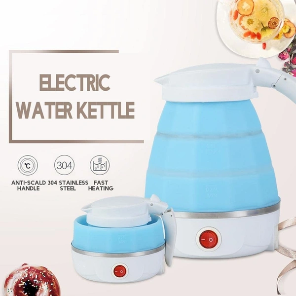  Electric Hot Water Kettle (600-Watt) Portable kettle for Picnic|Foldable Kettle for Hot water For instant Tea & Coffee Maker