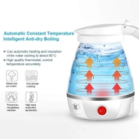  Electric Hot Water Kettle (600-Watt) Portable kettle for Picnic|Foldable Kettle for Hot water For instant Tea & Coffee Maker