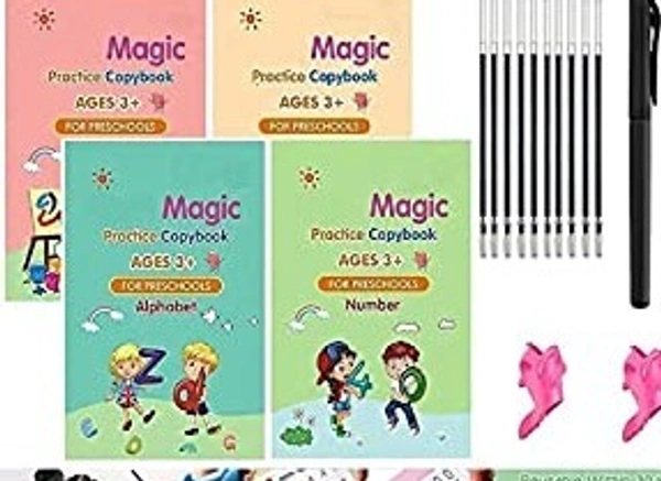 4pc Sank Magic Book With 2Pen 10 Reffill