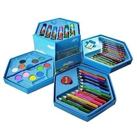 46 Pcs Art Set, Art Box,Art Kit, Kids Painting Set for Kids, Box with Colour Pencil, Crayons, Water Colour, Sketch Pens (Print May Very)
