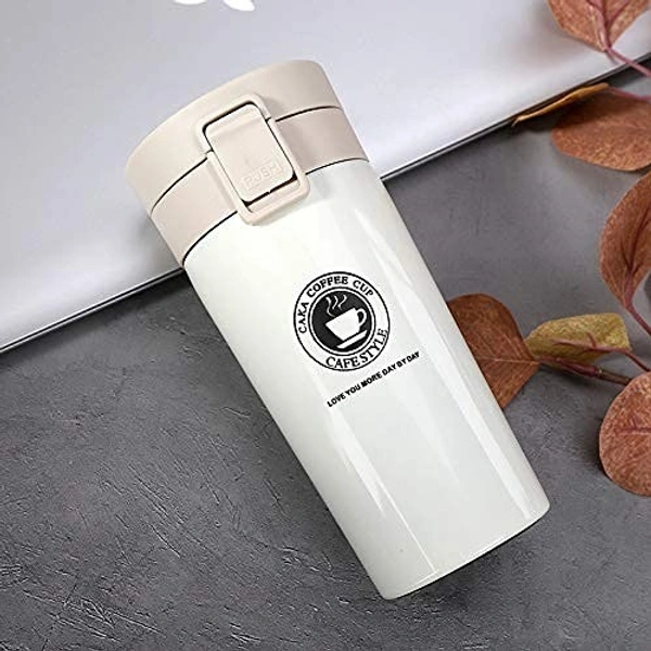 380ml Stainless Steel Insulated Coffee Mug with Smart  Display - Leak-Proof, Vacuum-Sealed Travel Mug