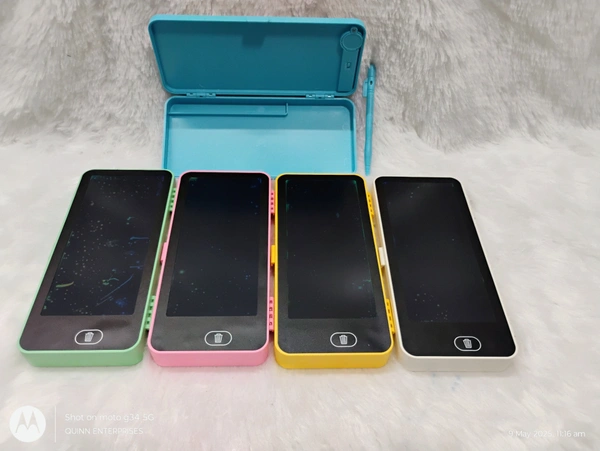 Writing Tablet Pencil Case for Kids – 2 in 1 LCD Digital Slate for Kids, E-Note Pad, Pencil Box for Kids, Doodle Writing Board for School Going Kids, Educational Toys for Kids