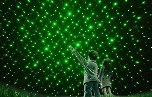 Ultra Powerful Green Laser Light Pen Beam for Presentation with Adjustable Cap to Change Project Design | 2000 Metres Laser Pointer Pen, Long Range | Extra Disco Light Effect